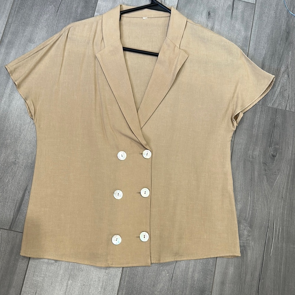 Zara beige top
